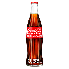 Coca Cola Zero Horeca Fles Groot Glas 24x33 Cl.