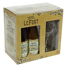 Brasserie Lefort Gv + Glas Fourpack 33 CL