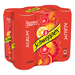 Schweppes Agrum Blik St 4x6x33 Cl. 6 CL