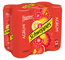 Schweppes Agrum Blik St 4x6x33 Cl.