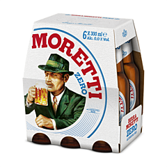 Birra Moretti Zero 0.0% Sixpack 30 CL