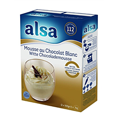 Alsa Witte Chocolademousse 2x500g