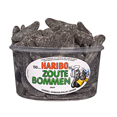 Haribo Zoute Bommen Drop 150st