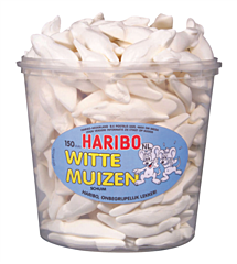 Witte Muizen Schuim 150st