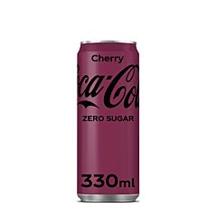 Coca Cola Zero Cherry Sl Blik 24x33 Cl. St.