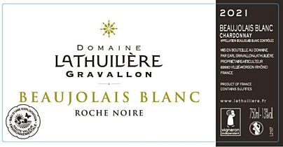 Dom Lath Grav Beaujolais Blanc Roche Noire 75cl.