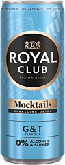 Royal Club Gin Tonic 0% Blik 12x25 Cl. St.