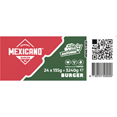 De Vries Snacks Vries Mexicano Burger 135gr