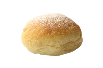 White Floured Bap 12,5cm 89gr Vgn