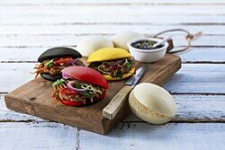 Buns Gekleurd Rood 40gr Vgn