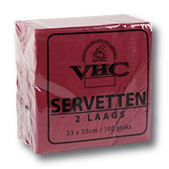 VHC Servet Bordeaux 2-Lgs 33x33cm