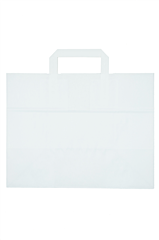 Draagtas Papier Wit 26x17x25cm