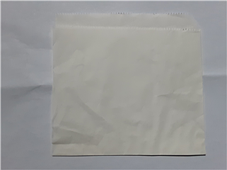 Hamburgerzak Wit 16x16cm