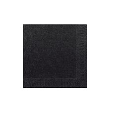 Duni Servet Zwart 3lgs 33x33cm