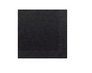 Duni Servet Zwart 3lgs 33x33cm