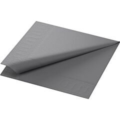 Duni Servet Grijs 33x33 2lg