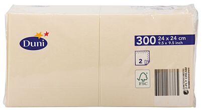 Duni Serv.Buttermilk 24x24 2lg