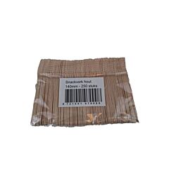 Qwien Snackvork Hout Snijrand 135mm