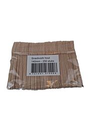 Qwien Snackvork Hout Snijrand 135mm