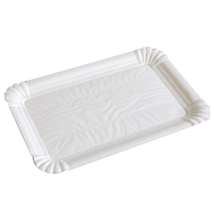 Conpax Vleesw.Schaal Wit Karton 12x18cm