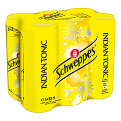 Schweppes Tonic Blik 4x6x33 Cl. St. 6 CL