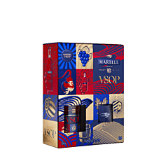 Le Martell Cognac Vsop Gv + Glas 70 Cl.