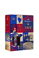 Le Martell Cognac Vsop Gv + Glas 70 Cl.