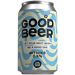 The Good Beer Witniks Blik 0,5% 12x33 Cl. 33 CL