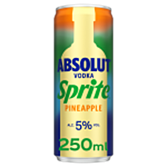 Sprite Absolut Vodka Pineapple 25 CL