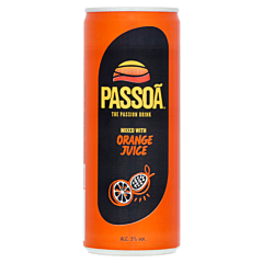 Passoa Jus D'Orange Blik 12x25 Cl. St