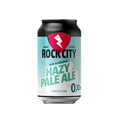 Rock City Hazy Pale Ale Alc Vrij Blik 12x33cl.