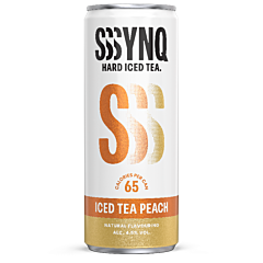Synq Hard Iced Tea Peach Blik 2x12x25