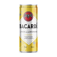 Bacardi Limon & Lemonade Blik 12x25 Cl. St