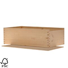 2-Vaks Wijnkist Met Schuifdeksel 5 Stuks