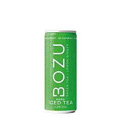 Bozu Hard Ice Tea Green Blik 12x25 Cl. St.