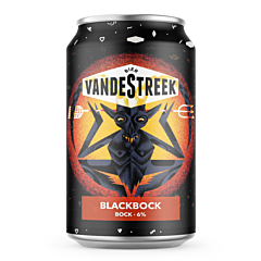 Vandestreek Bier Blackbock Blik 24x33 Cl. 33 CL