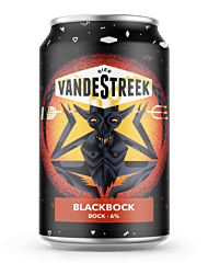 Vandestreek Bier Blackbock Blik 24x33 Cl.