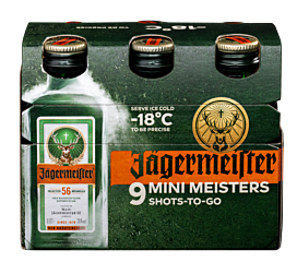 Jagermeister Mini Meister 9x2 Cl.