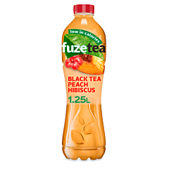 Fuze Tea Black Tea Peach Hibiscus 125 CL