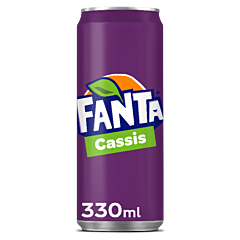 Fanta Cassis Sleek Blik 24x33 Cl. St.