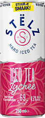 Stelz Hard Iced Tea Lychee Blik 12x25 Cl. St.