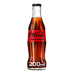Coca Cola Zero Horeca Fles Klein Glas 20 CL