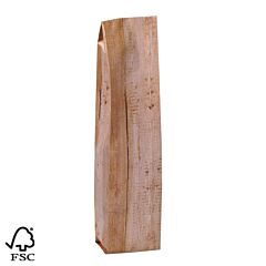 Flessenzak Houtnerf Smal 85x76x440mm 1 St.