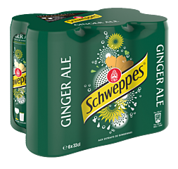Schweppes Ginger Ale Blik 4x6x33 Cl.  St.