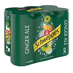 Schweppes Ginger Ale Blik 4x6x33 Cl.  St. 6 CL